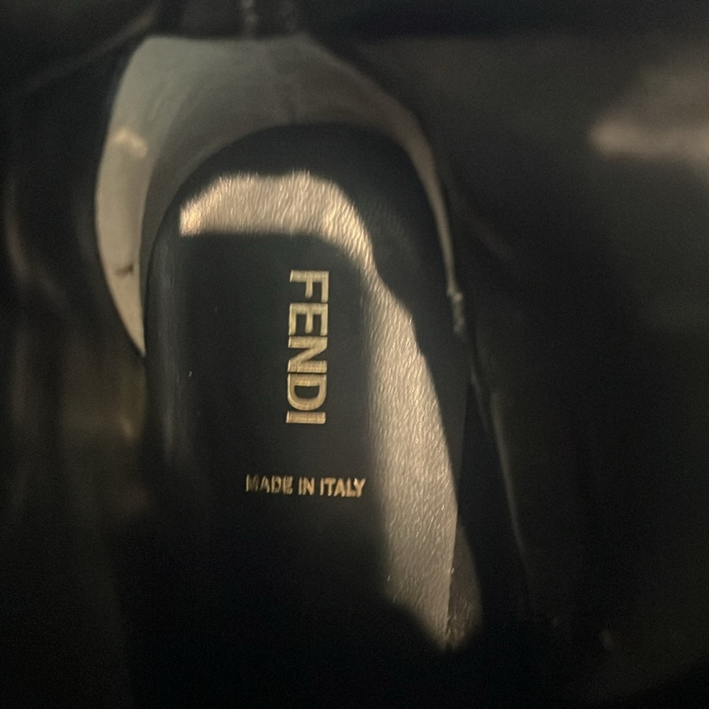 Fendi Slip On Lug Sole Moto Boot - Picture 9 of 10